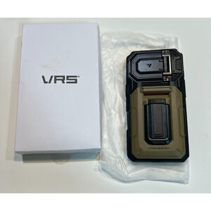 For iPhone 16 Pro Case VRS Design Origin DWallet w/ Kickstand Rugged Khaki